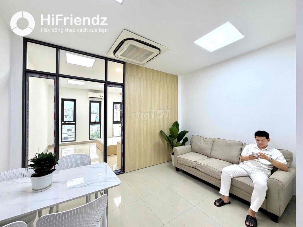 cho thuê phòng 1 phòng ngủ tách bếp cao cấp trần văn đang quận 3