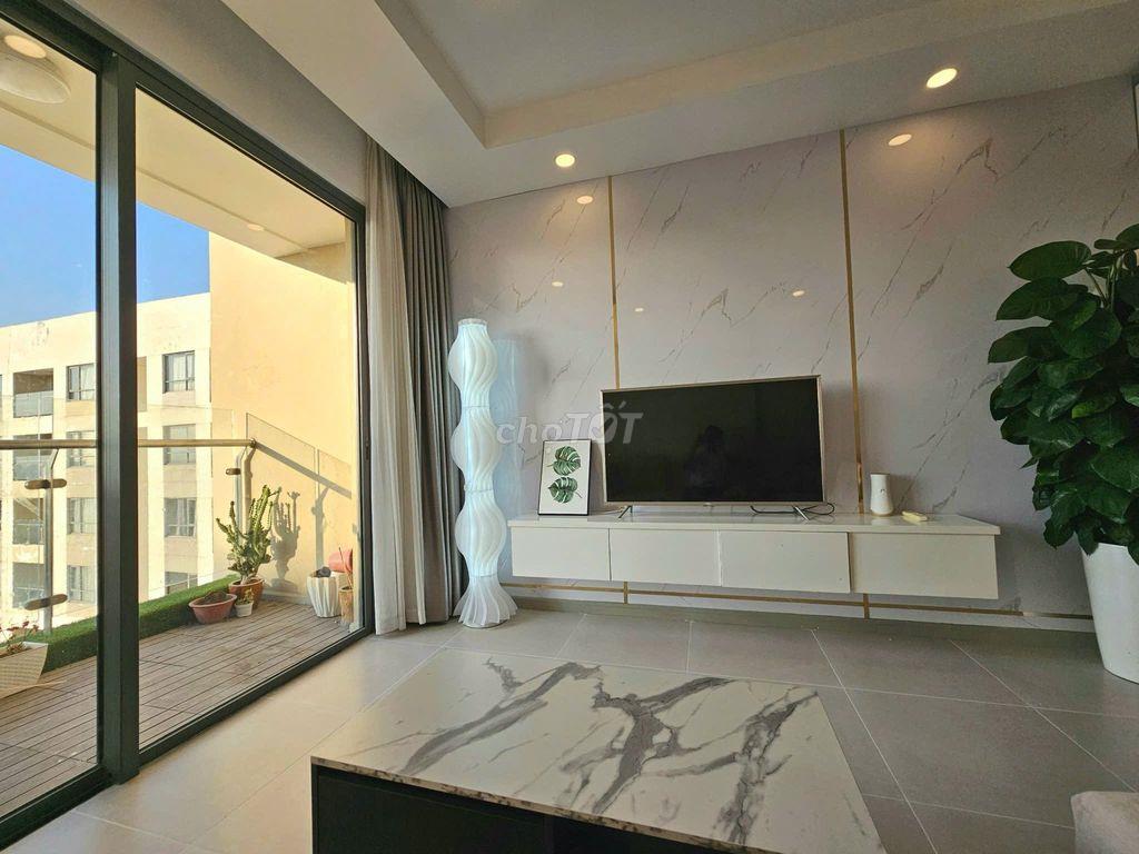Cho thuê căn hộ 92m2, 2PN, dự án The Gold View