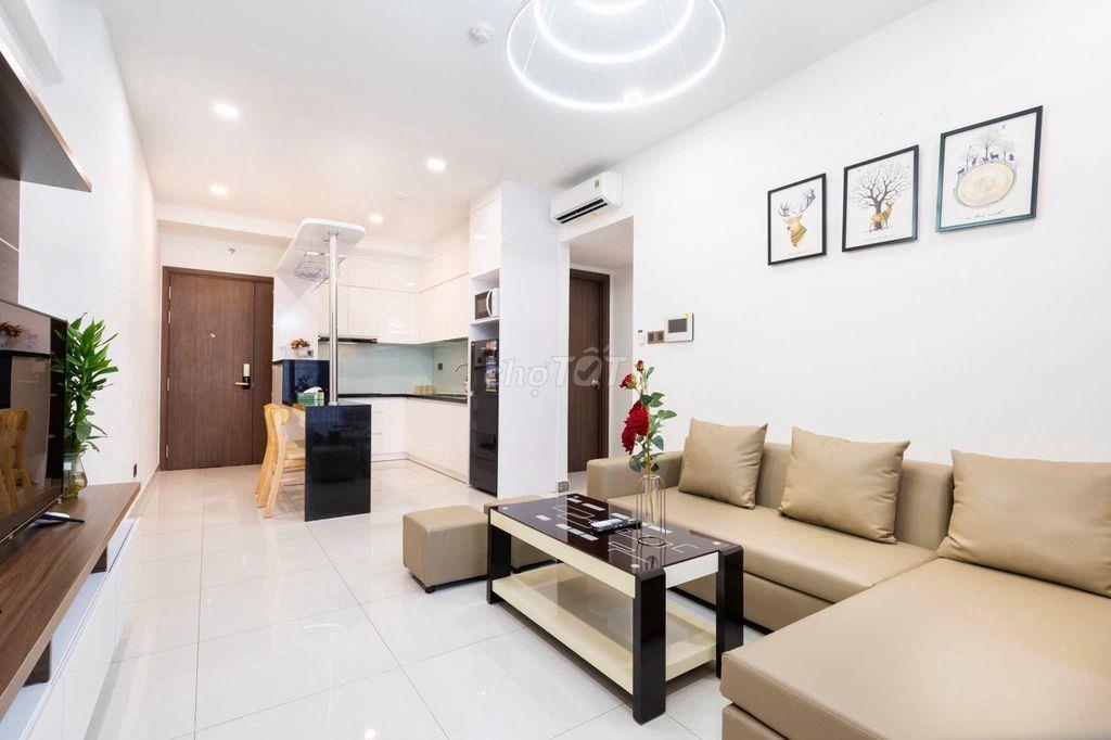 Cho thuê căn 2pn 1wc chung cư Saigon Royal q4 , giá 19tr đủ nội thất