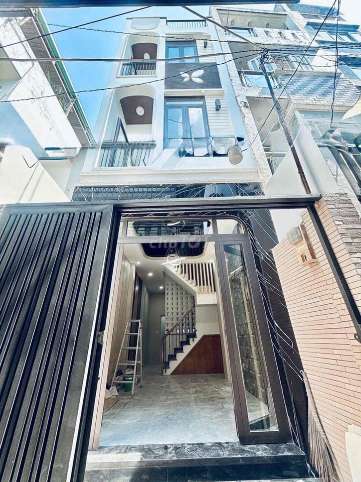 🏡 NHÀ MỚI ĐẸP – HẺM 1/ TÔN ĐẢN, QUẬN 4 – 4PN, SÂN THƯỢNG – CHỈ 5.2 TỶ