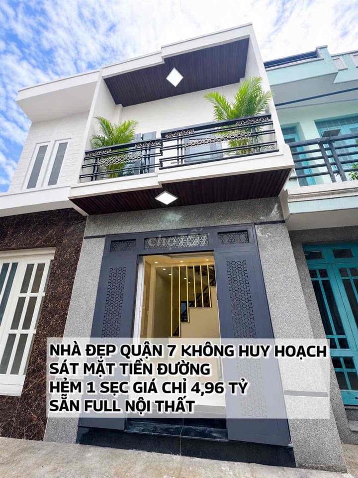 🏡 NHÀ MỚI ĐẸP – FULL NỘI THẤT – P.TÂN THUẬN TÂY - CHỈ 4.65 TỶ
