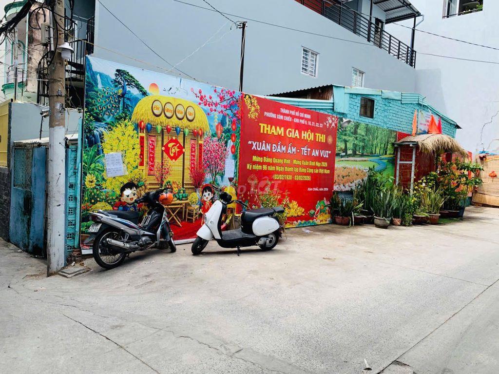 CHÍNH CHỦ BÁN NHÀ CĂN GÓC QUẬN 4  DT 63,7M  GIÁ 6,5 TỶ (TL)