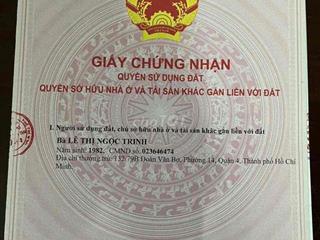 Nhà Q4 chính chủ cần bán