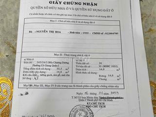 NHÀ BÁN CHÍNH CHỦ QUẬN 1