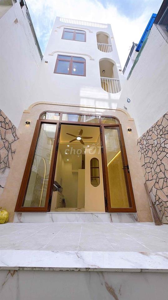 NHÀ MỚI 4 TẦNG 2P3WC