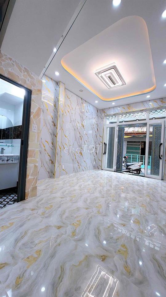 Nhà Mới Hẻm 4.5m 4 Tầng