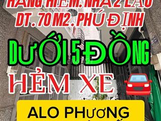 NHÀ  2 LẦU  GIÁ  TỐT  . P . PHÚ ĐỊNH