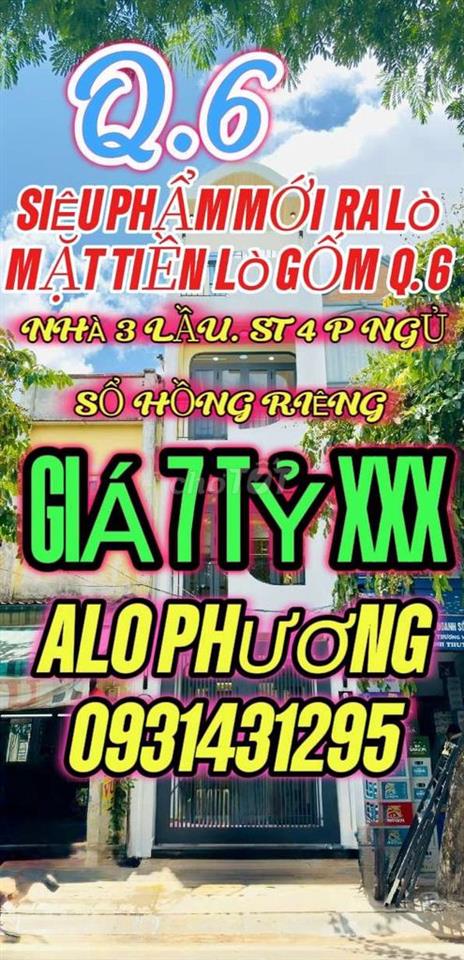 SIÊU PHẨM  MẶT TIỀN  KINH DOANH  . Q. 6