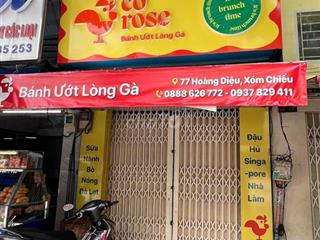 Mặt bằng Hoàng Diệu cho thuê