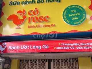 Cho thuê mặt bằng mặt tiền đường Hoàng Diệu