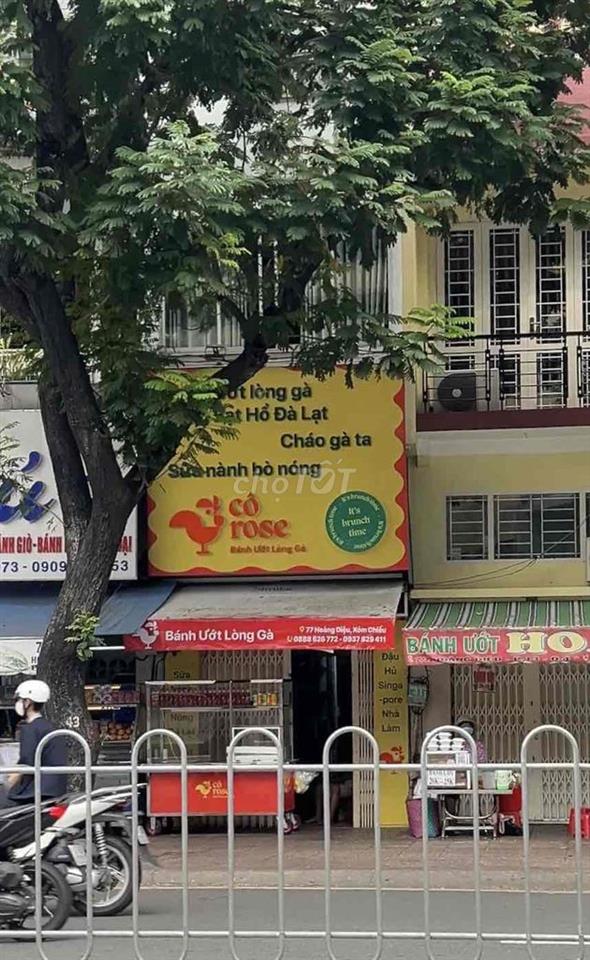 Cho thuê mặt bằng mặt tiền đường Hoàng Diệu