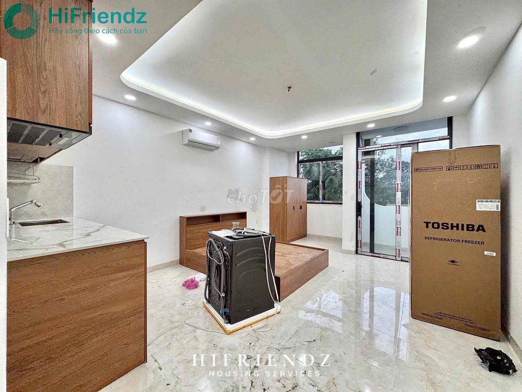 DUPLEX & STUDIO - MỚI 100% - FULL NỘI THẤT - CÓ BANCON - THANG MÁY