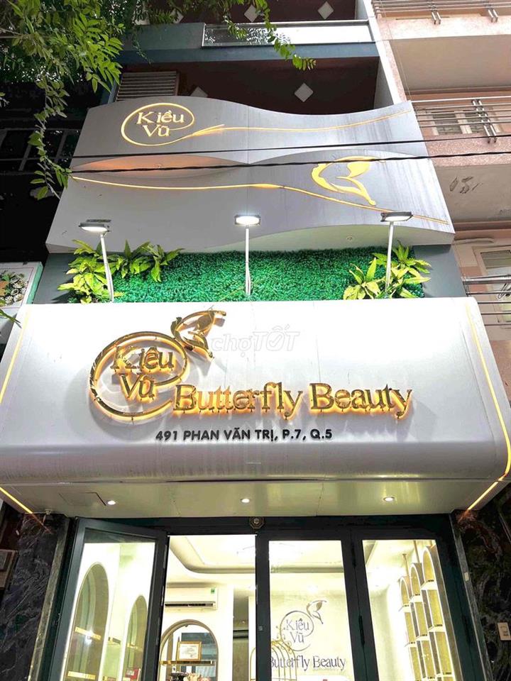 BÁN NHÀ MẶT TIỀN PHAN VĂN TRỊ QUẬN 5