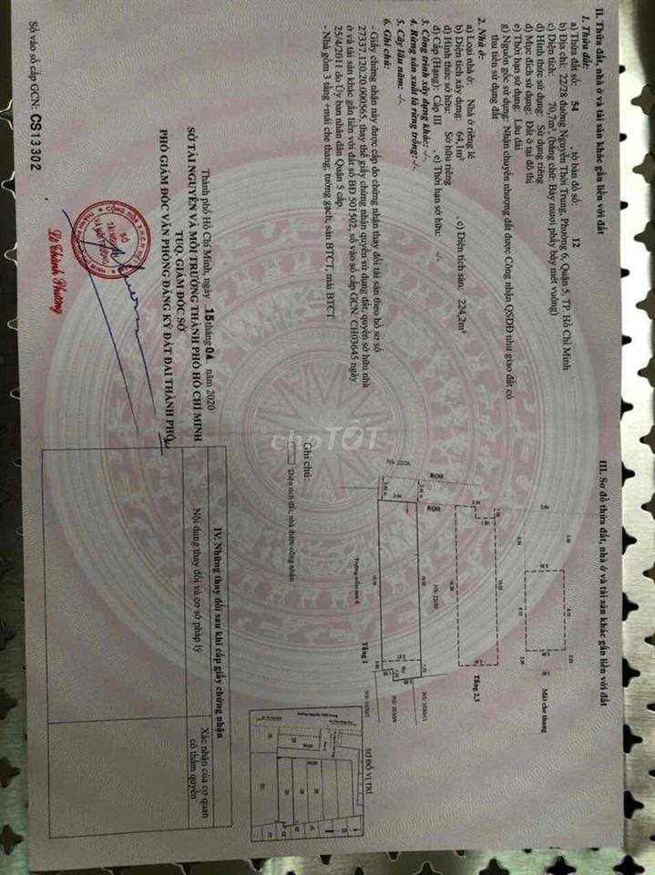 hạ giá bán gấp nhà CĂN HỘ DỊCH VỤ. trung tâm quận 5