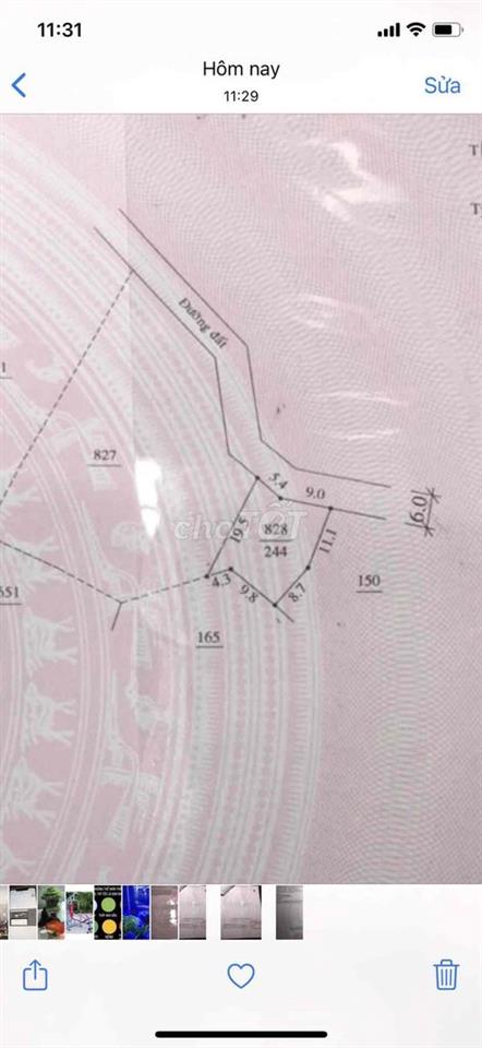 Cẩn bán đất phía sau Trường Học Hồng Bàng( Đinh Công Tráng)