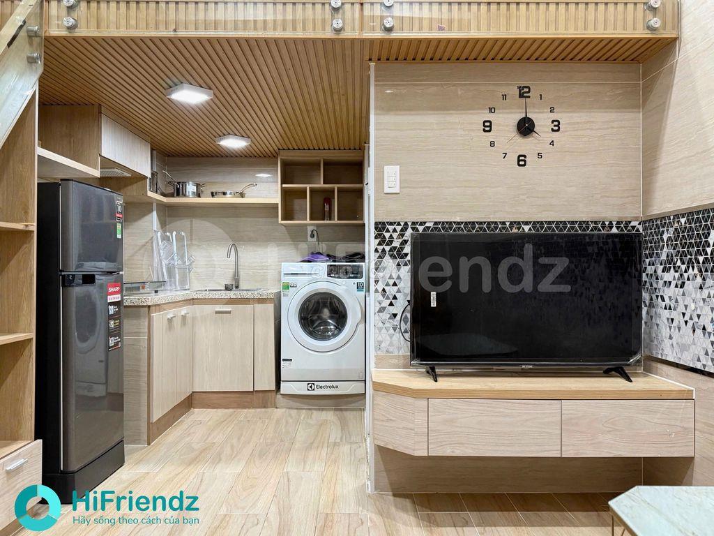 CHDV DẠNG DUPLEX CAO CẤP - THANG MÁY HẦM XE FORM CHUNG CƯ MINI SÁT Q5 