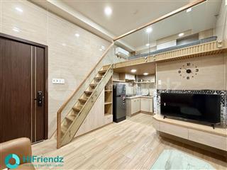 CHDV DẠNG DUPLEX CAO CẤP - THANG MÁY HẦM XE FORM CHUNG CƯ MINI SÁT Q5 
