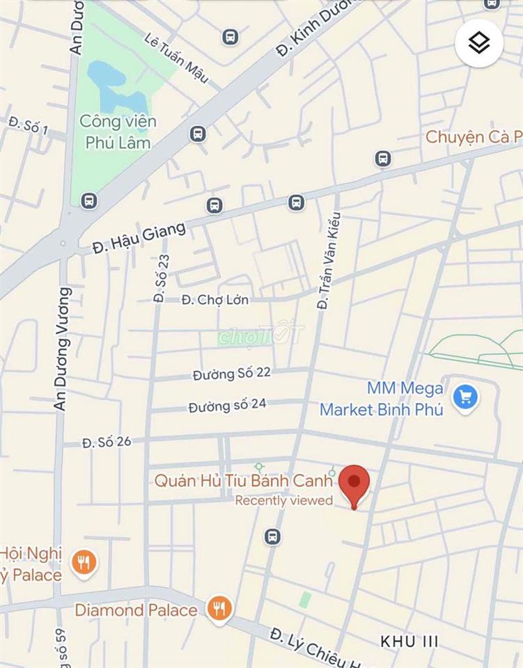 BÁN CĂN HỘ CHUNG CƯ QUẬN 6 - 2 TỶ 50 TRIỆU