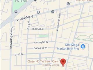 BÁN CĂN HỘ CHUNG CƯ QUẬN 6 - 2 TỶ 50 TRIỆU