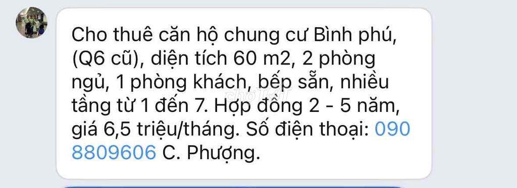 chung cư Bình Phú