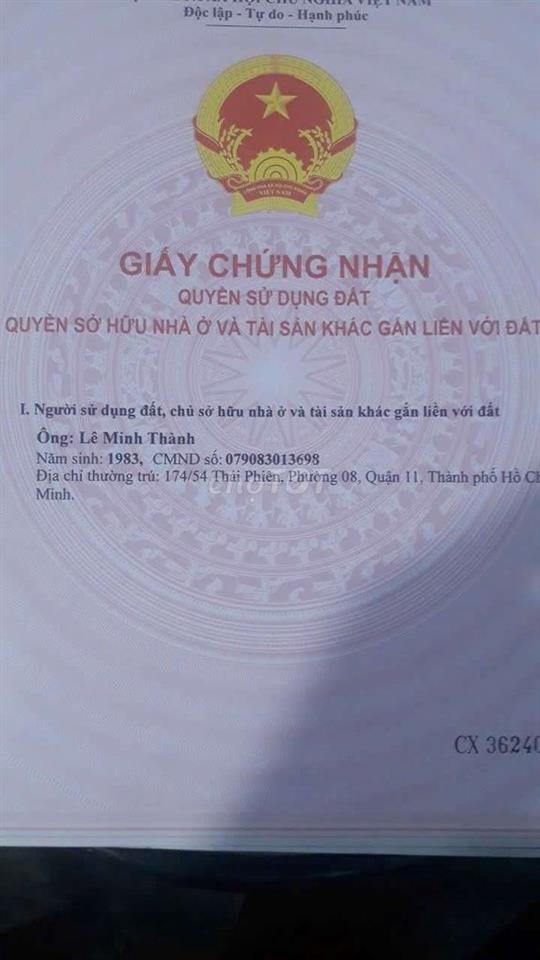 Chính chủ cần bán đất Bến Lức