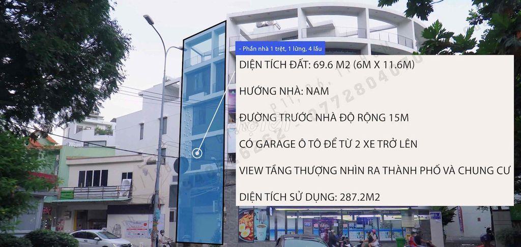 BÁN NHÀ QUẬN 6, Hậu Giang – NGANG 6M – GẦN HIM LAM CHỢ LỚN
