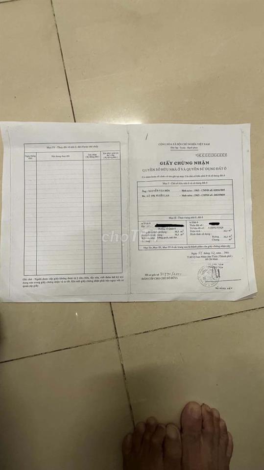 Cần bán nhà khu dân cư Bình Phú