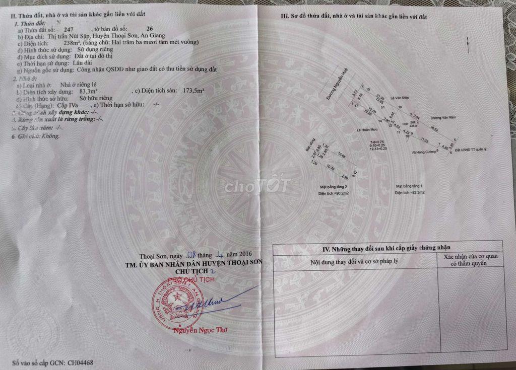 bán nhà mặt tiền