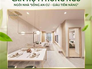 Elysian 1PN+ chỉ cần thanh toán 700tr, view trực diện hồ bơi