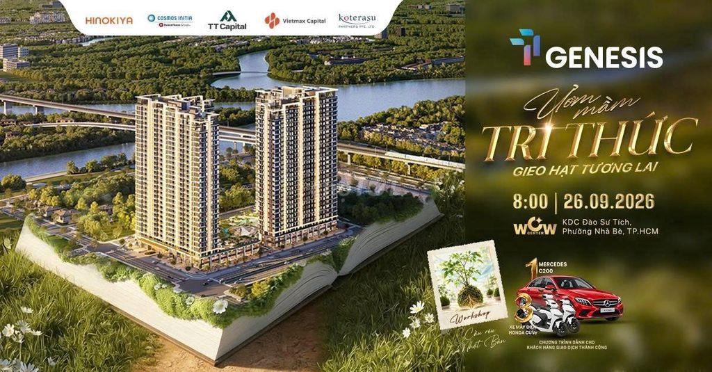 TT GENESIS - DỰ ÁN ĐƯỢC QUAN TÂM NHẤT Q7 - SỰ KIỆN HOT TẠI WOW CENTER