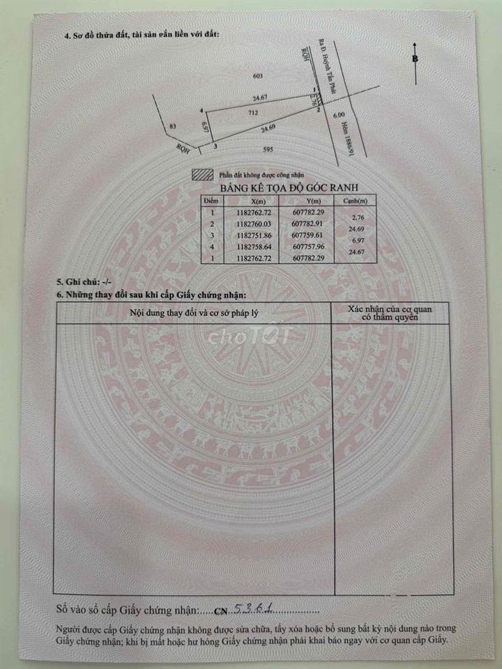 BÁN ĐẤT HXH 1942 HUỲNH TẤN PHÁT, NHÀ BÈ - DT 119.7M²