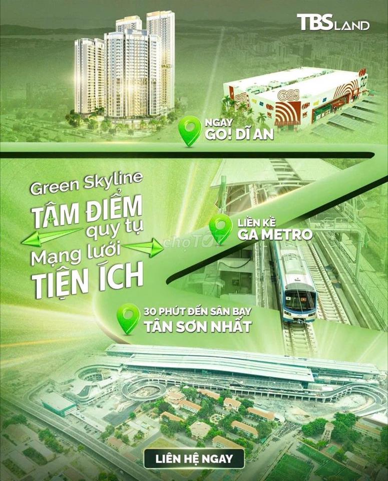 SỞ HỮU CĂN HỘ XANH GREEN SKYLINE 1PN ĐẸP GIÁ HOT
