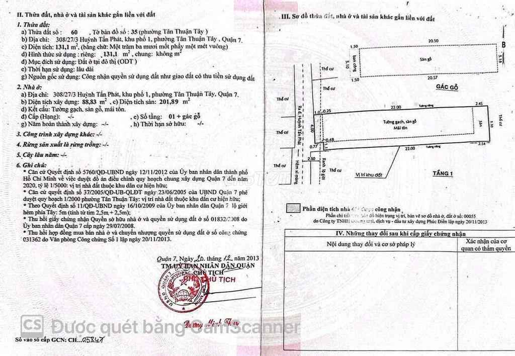 Bán dãy nhà trọ hẻm 308 đường Huỳnh tấn, kế khu chế xuất Tân thuận