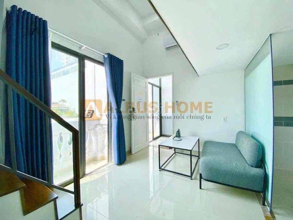 DUPLEX BAN CÔNG, GÁC CAO, FULL NT KẾ UFM, KCX, CẦU THUẬN