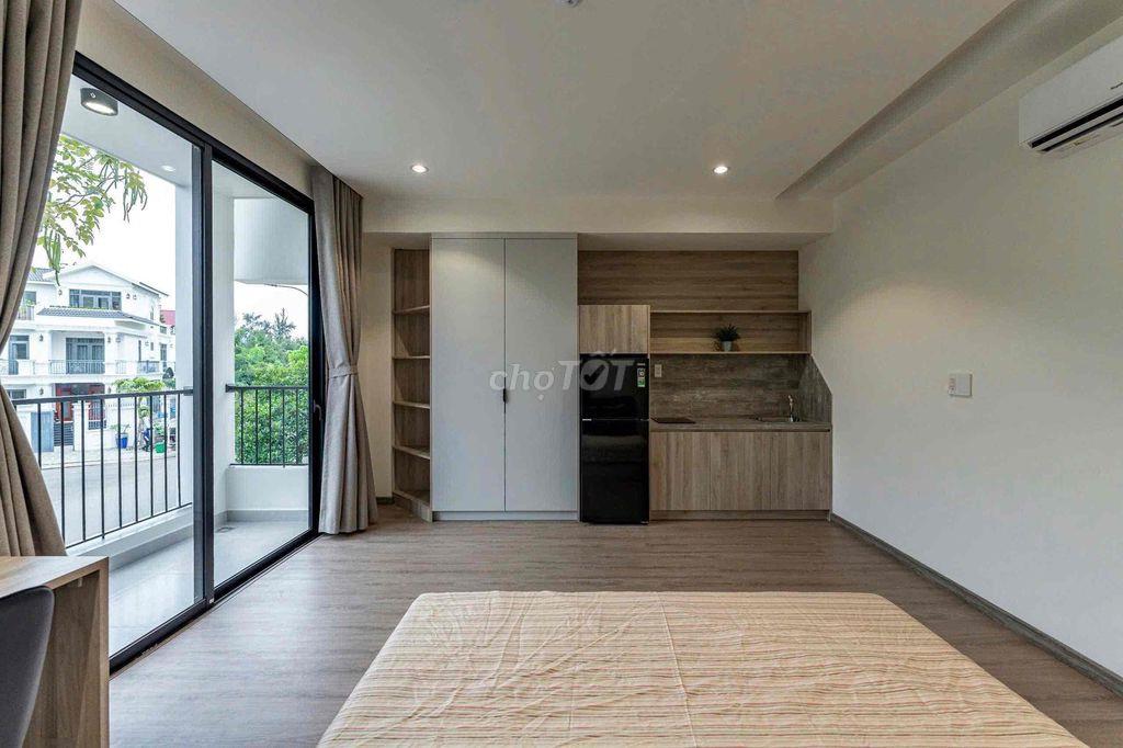 Căn Hộ Cho Thuê Studio Ban Công Full Nội Thất Hiện Đại Huyện Nhà Bè