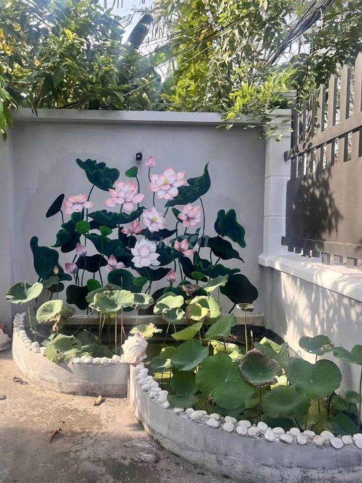 CHO THUÊ VILLA SÂN VƯỜN HỒ BƠI– KDC LÀNG ĐẠI HỌC A, NHÀ BÈ