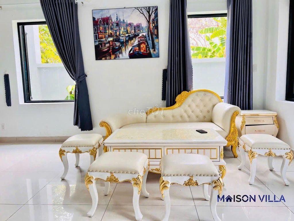 CHO THUÊ VILLA SÂN VƯỜN HỒ BƠI– KDC LÀNG ĐẠI HỌC A, NHÀ BÈ