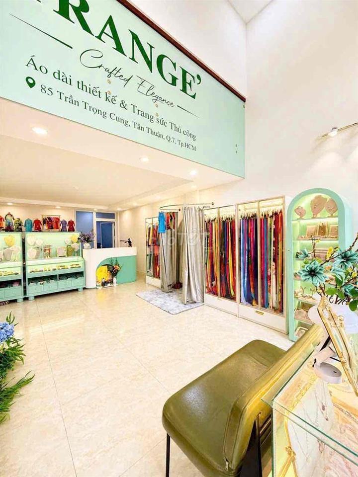 MẶT BẰNG KINH DOANH 55M2 MẶT TIỀN ĐƯỜNG TRẦN TRỌNG CUNG QUẬN 7