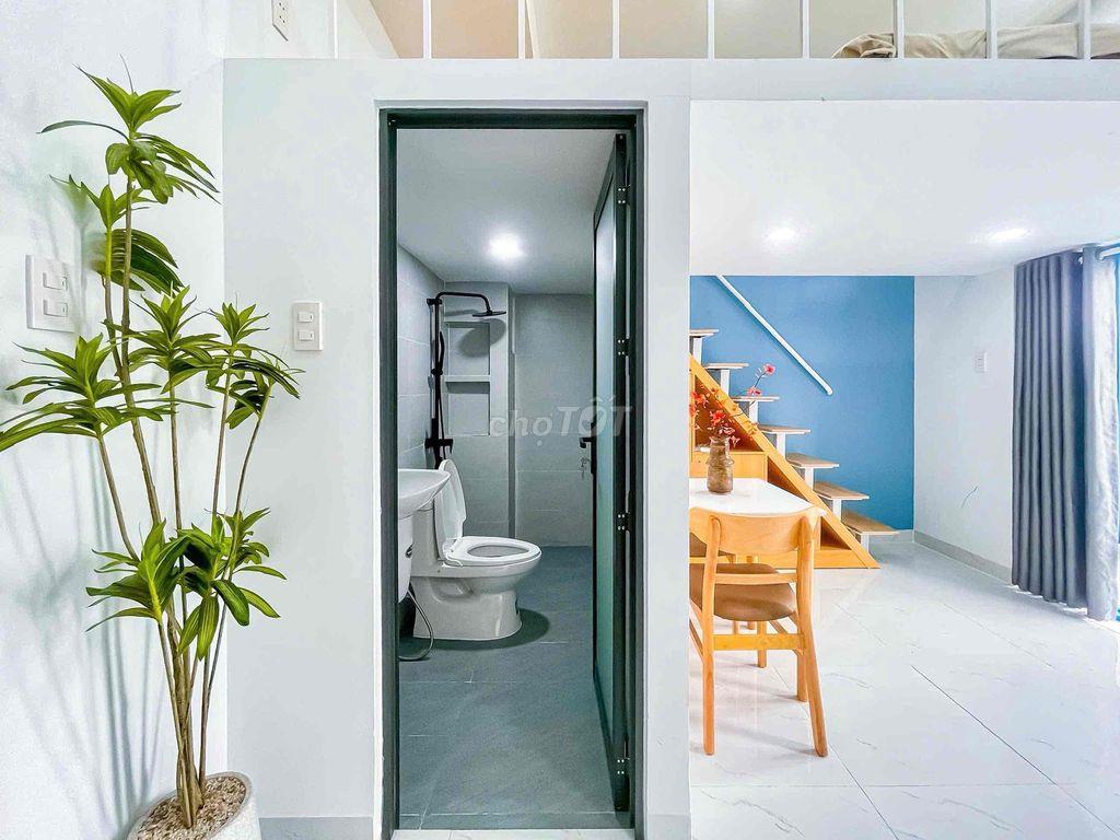 DUPLEX 40M2 CÓ MÁY GIẶT RIÊNG BANCOL GẦN RMIT NGÂY LÂM VĂN BỀN