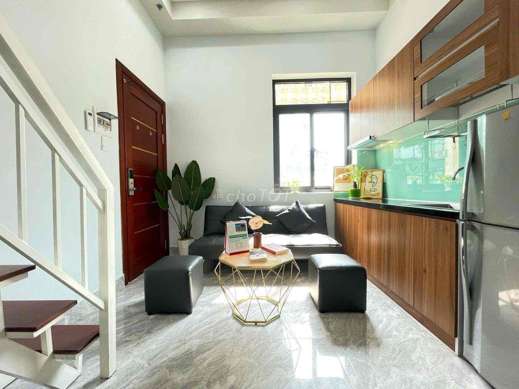 CHO THUÊ DUPLEX Q7 BAN CÔNG CỬA SỔ LỚN FULL NT GẦN LOTTE TDTU UFM RMIT