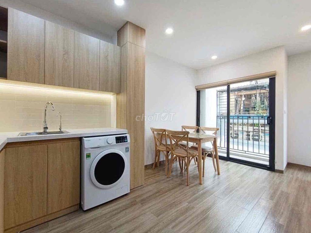STUDIO TÓNE GỖ - Ban công Too 40m2 Hoàng Trọng Mậu Q7