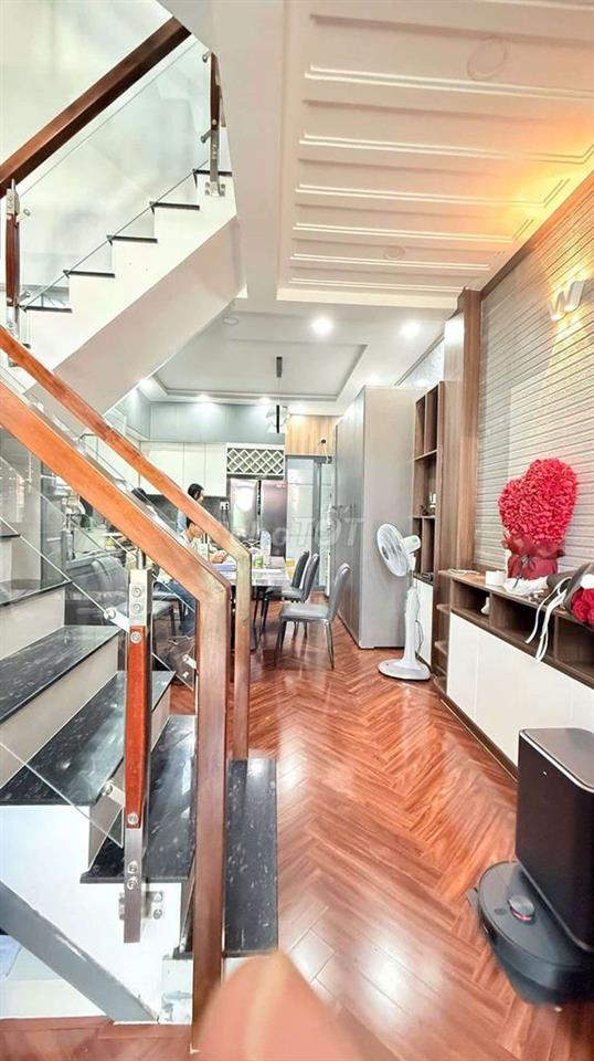 HƠN 6🧄 NHÀ 3 TẦNG HẺM THÔNG HUỲNH TẤN PHÁT KDC HIỆN HỮU NHÀ MỚI Ở NGAY