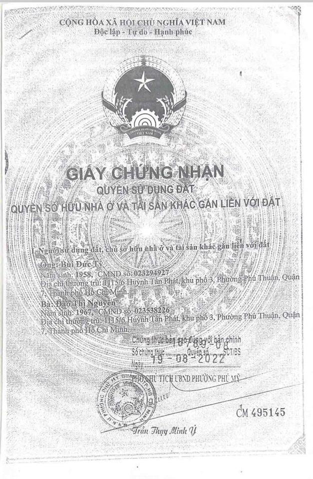 Bán nhà chính chủ Quận 7