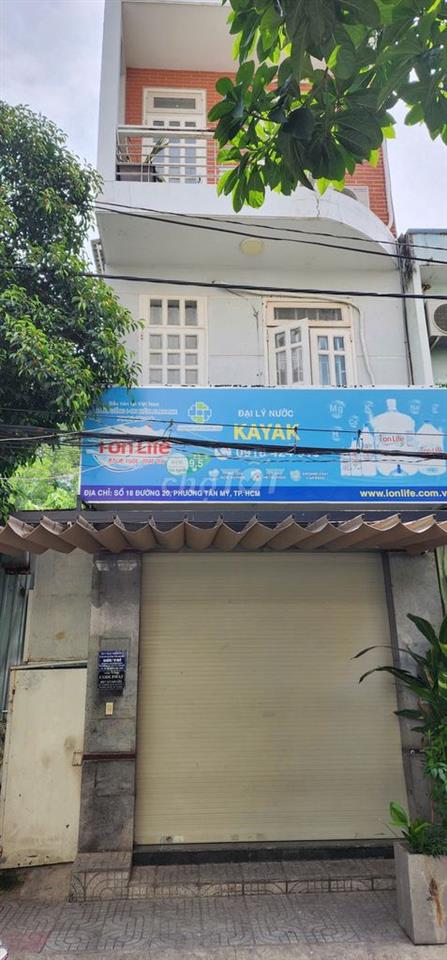 BÁN NHÀ PHỐ 4 TẦNG ĐƯỜNG 20 TÂN MỸ – SÁT PMH – VIEW SÔNG THOÁNG MÁT