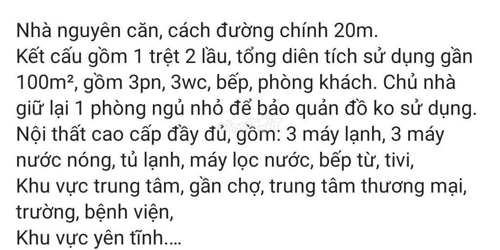 12 triệu/ tháng nhà 3PN 3WC full nội thất hẻm đường số Tân Quy, Q7.