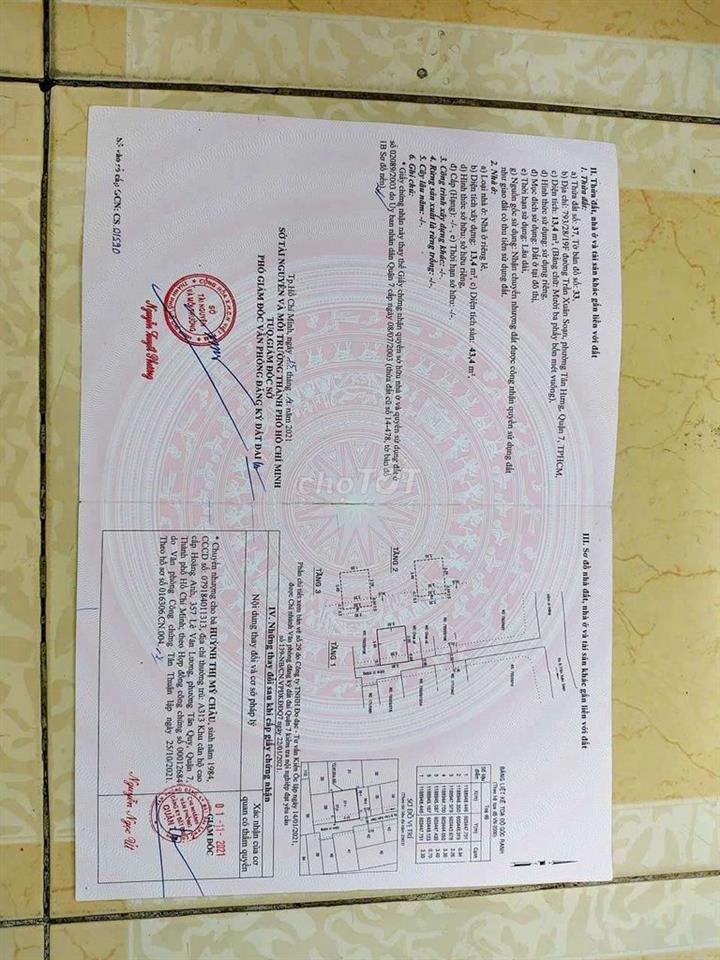 bán nhà nguyên căn có sổ hồng giá rẻ 1 trệt 2 lầu