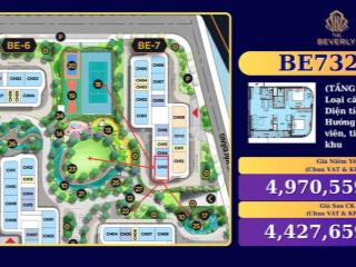 BÁN CĂN HỘ 2PN BE7 BEVERLY CAO CẤP GIÁ CHỈ  HƠN 4 TỶ. HÀNG CDT