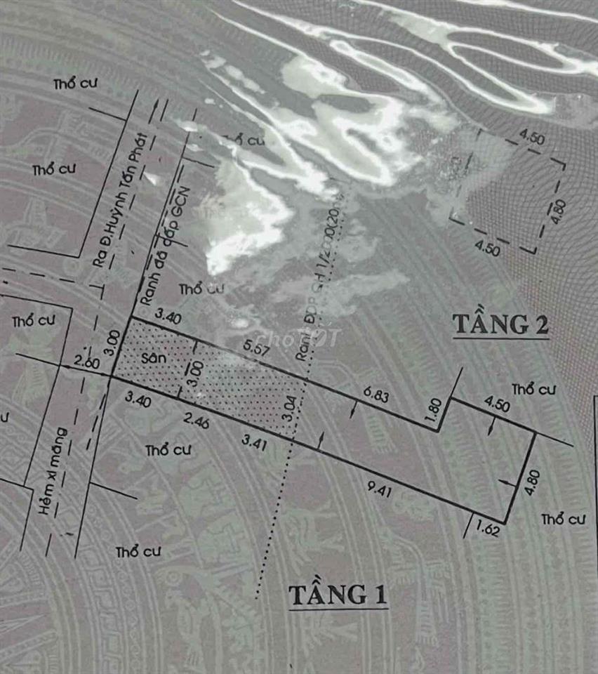[Chính Chủ] Nhà SHR hẻm Huỳnh Tấn Phát - Tân Mỹ
