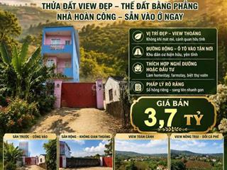 BÁN GẤP  NHÀ + ĐẤT VIEW ĐẸP TP. BẢO LỘC – 886m²