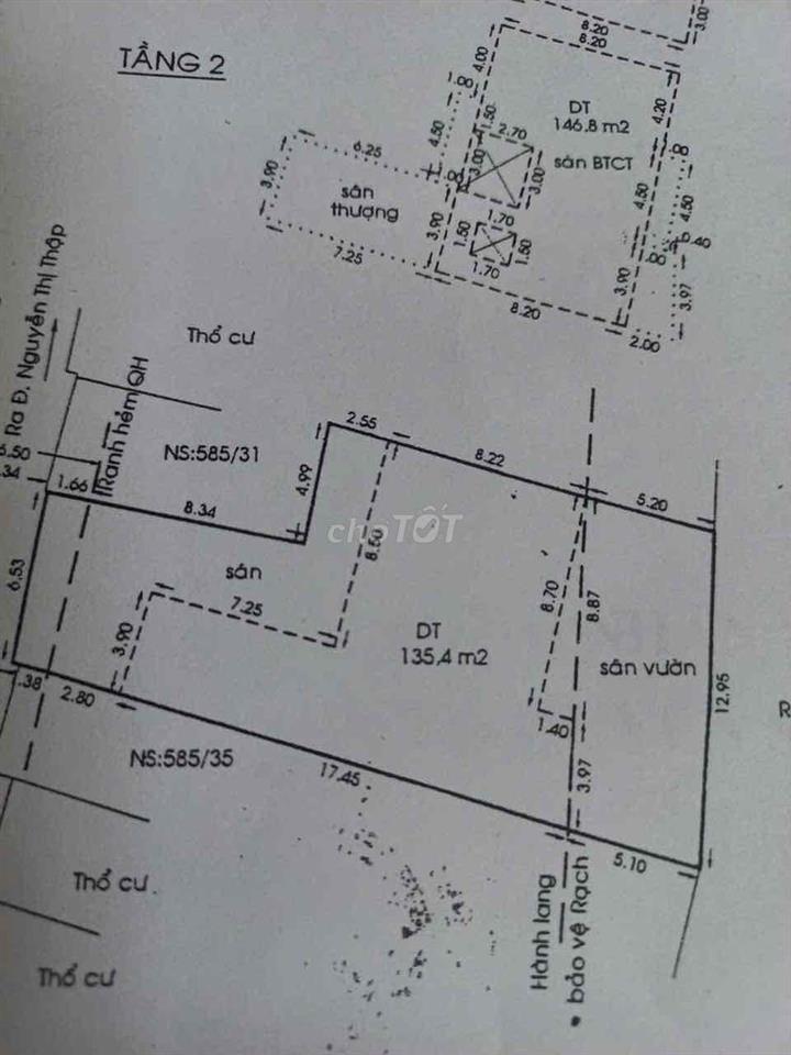 NHÀ HẺM 1 SẸT NỞ HẬU TO GẦN LOTTE MART Q7